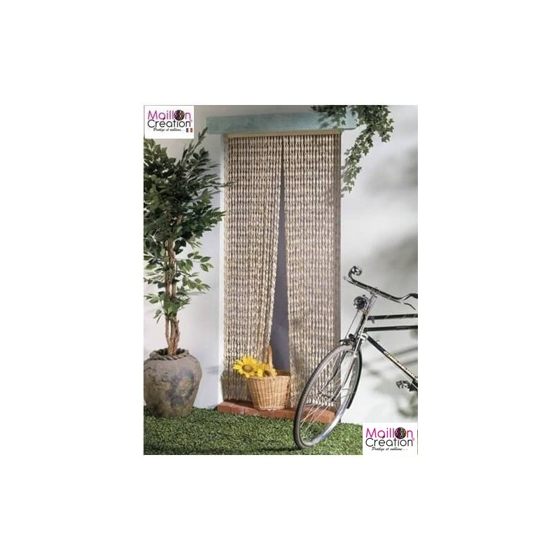 Rideau de porte torsade de maïs