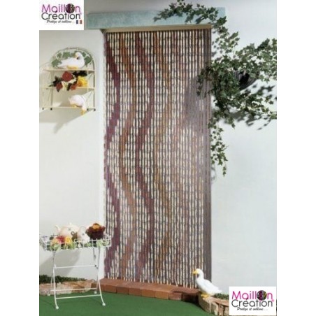 Rideau portière maïs serpentin