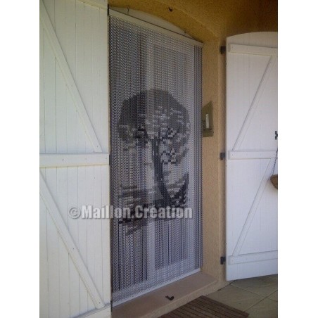 Rideaux de porte chaînette pour extérieur
