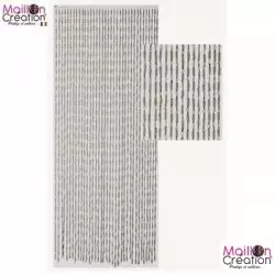 Rideau de porte en chanvre