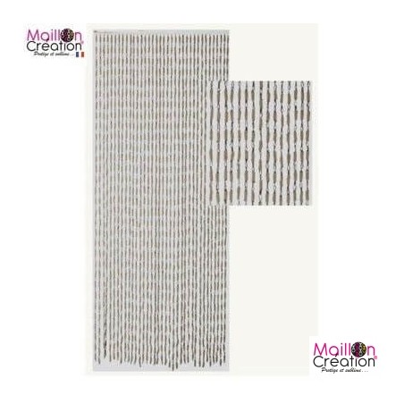 Rideau de porte en chanvre