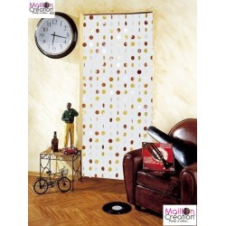 Amber mother-of-pearl curtain Morel - 4