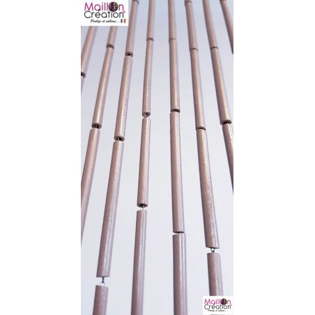 rideau en bambou couleur taupe