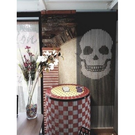 Rideau chaînette aluminium