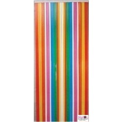 rideaux lanière plastique multicolore