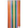rideaux lanière plastique multicolore