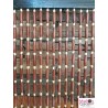 rideau en perle de bois