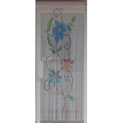 Door curtain "Branch of flowers"