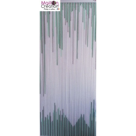 rideau de porte sur mesure en chaîne métallique