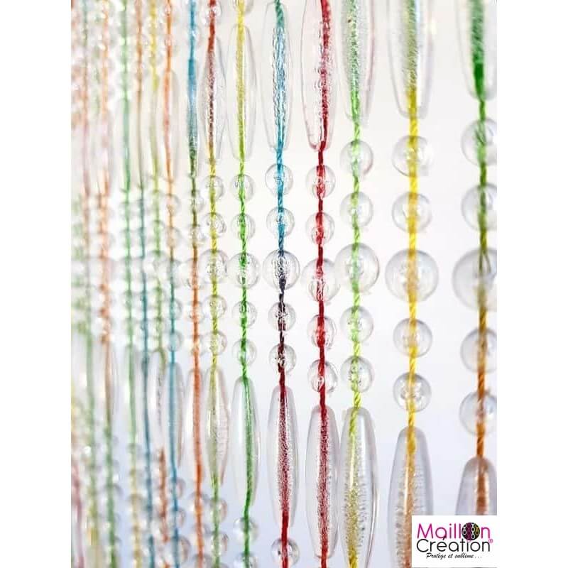 multicolor bead curtain