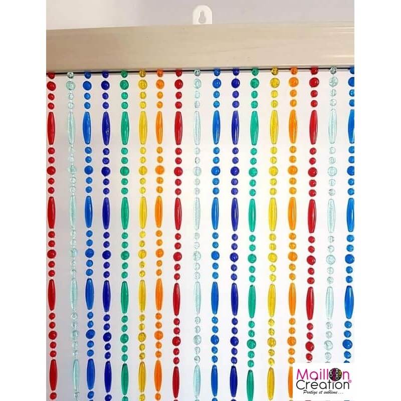 Rideau de porte perles