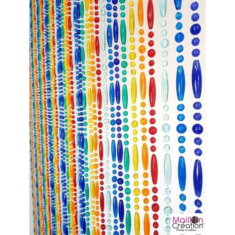 Multicolored bead curtain Multicolored bead curtain