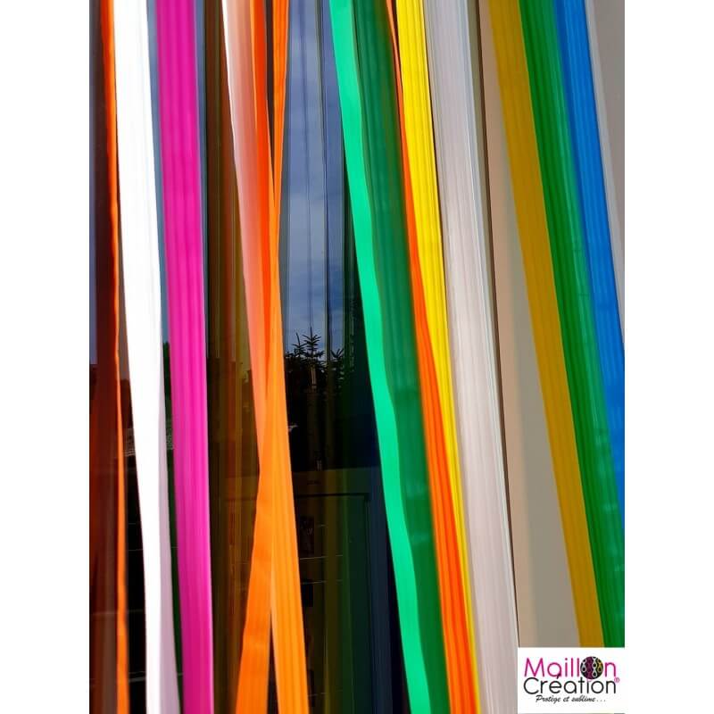 Moustiquaire à lanière pvc pour extérieur multicolore