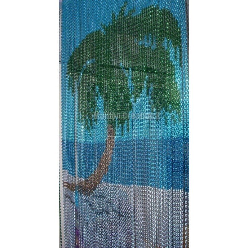 Door curtain "Big palm tree"