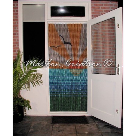 Rideaux de porte anti mouches