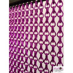 rideau chaînette violet
