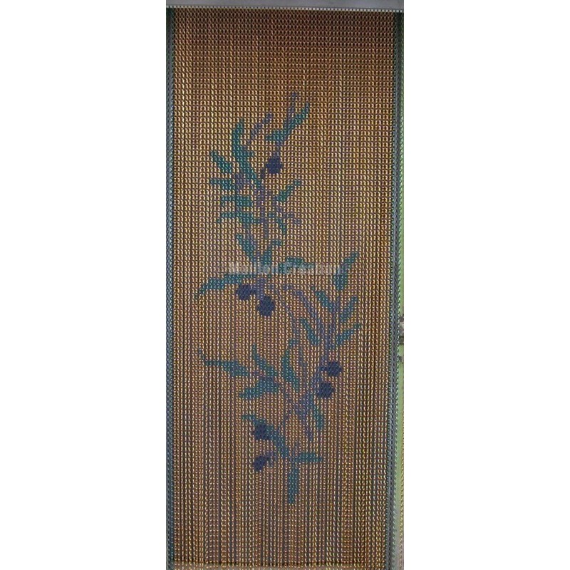 Rideau chainette metalique pour porte entée extérieur