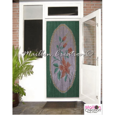 rideau de porte extérieur en chaine alu