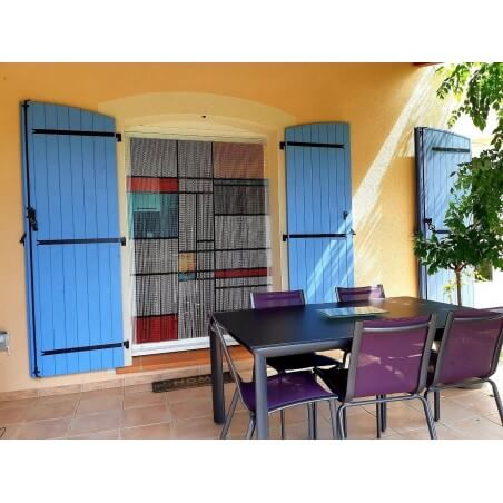 rideaux de porte anti mouche moderne