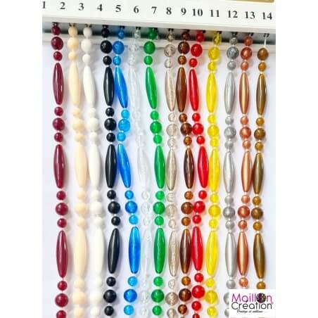 Choisir la couleur du rideau de perles