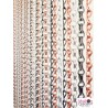 rideau anti mouche, argent, gris, rose