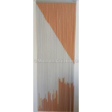 Rideau de porte en chaîne aluminium