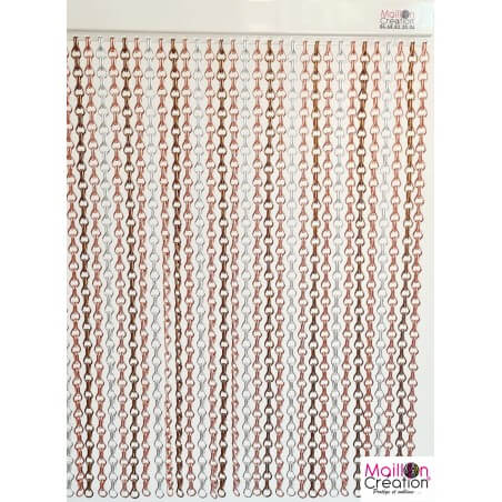 rideaux de porte en lanières aluminium