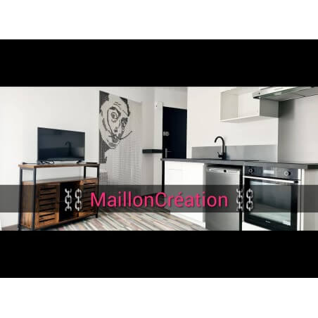 rideau de porte Salvador Dali