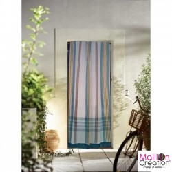 rideau de porte Marseillais bleu