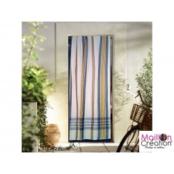 rideau marseillais bleu