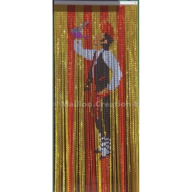 moustiquaire en chaine dessin catalan