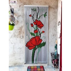 Door curtain "Pavot Picasso"