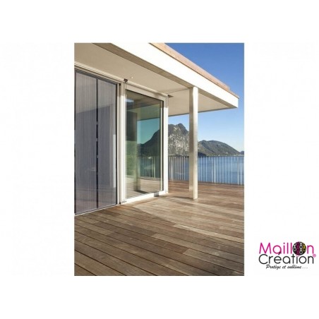 Moustiquaire avec fermeture à aimant