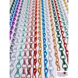 multicolored aluminum chain curtain