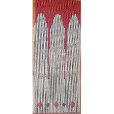 Rideau de porte chaîne sur mesure