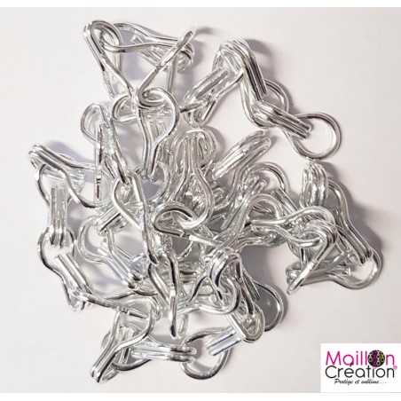 chaînette aluminium au mètre pour rideau