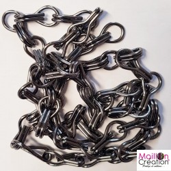 Chain by the meter gray color for door curtain