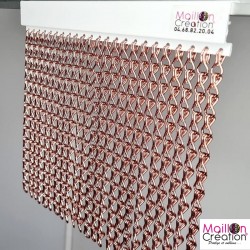 rideau antimouche rose