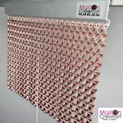 pink chain fly curtain