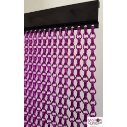 rideau de porte anti-mouche violet