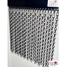 Rideau aluminium anti-mouches