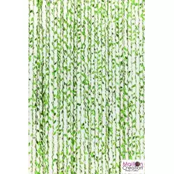 rideau portière décoratif feuillage