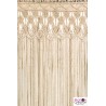 Rideau macramé bohème