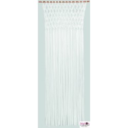 rideau de porte macramé