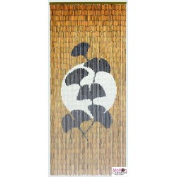 hand painted bamboo curtain