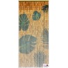 Rideau bambou avec dessin Palme