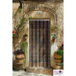 Rideau portière en batônnets de plastique