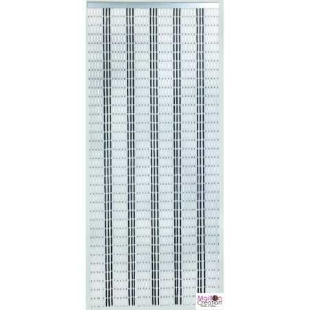 rideau bâtonnets plastique enchaînés