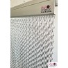 rideau chainette anti mouches et moustiques en chaine argent