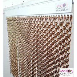 moustiquaire en chaine marron